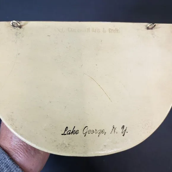 Beautiful Realistic Deer Stag Souvenir Wall Hanging Shelf Lake George NY Decor - Picture 3 of 9